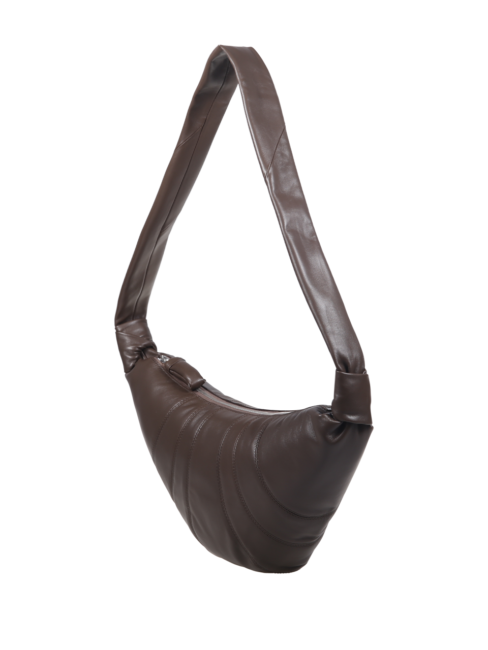 WOMAN LEMAIRE BROWN LEATHER MEDIUM CROISSANT BAG