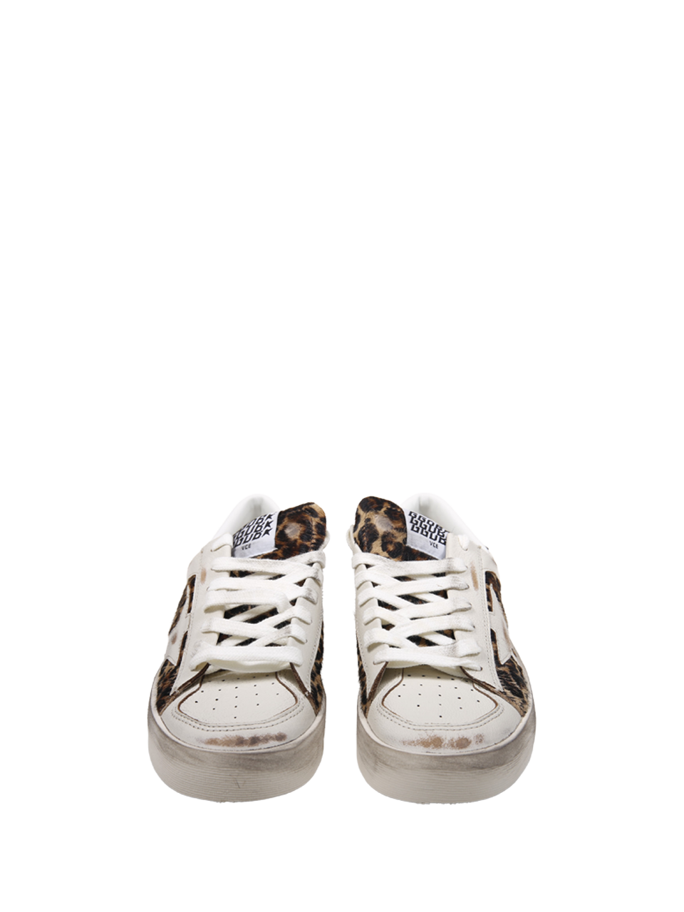 WOMAN GOLDEN GOOSE NUDE LEATHER STARDAN SNEAKER 