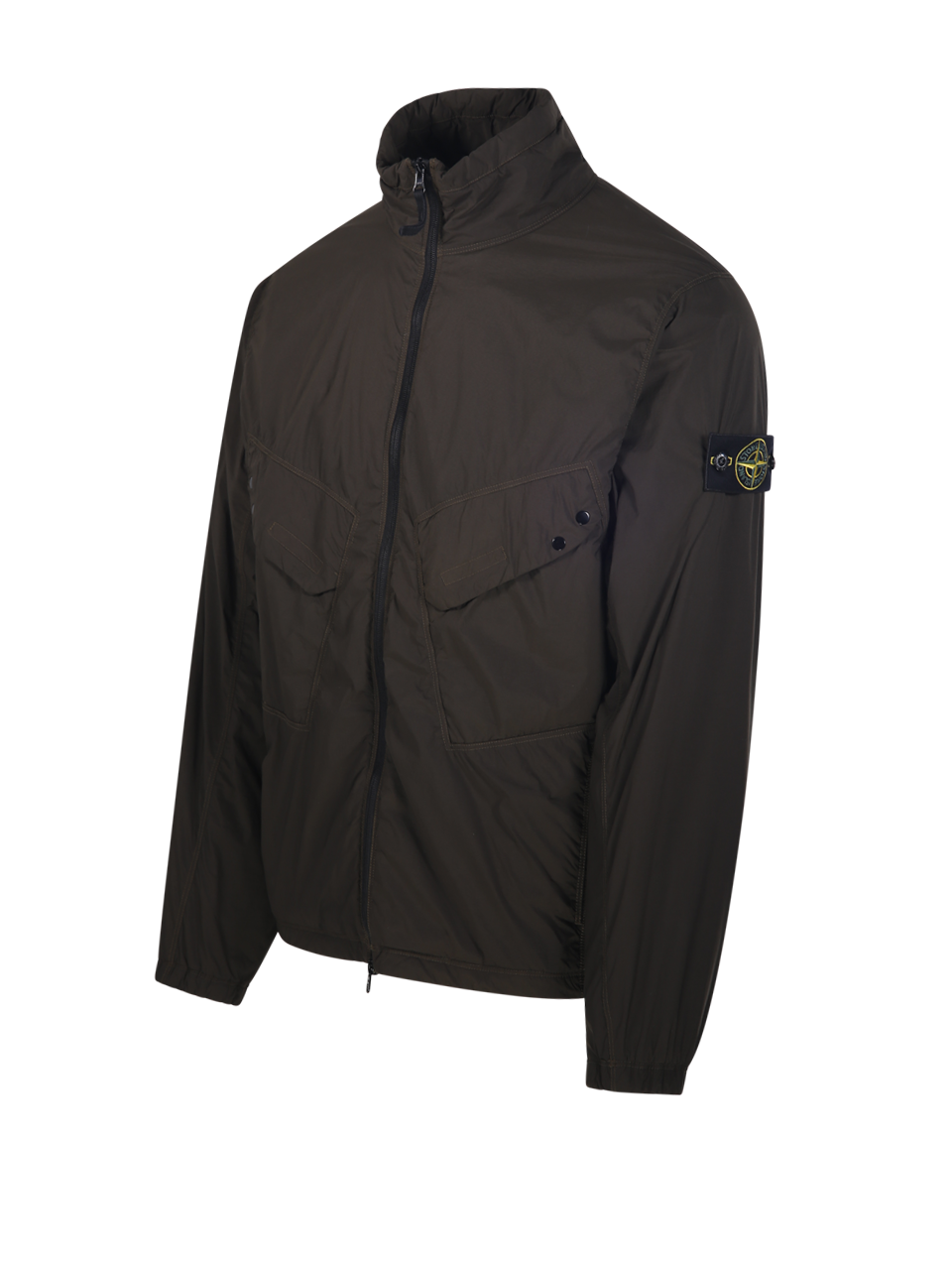MEN STONE ISLAND BROWN POLYAMIDE JACKET
