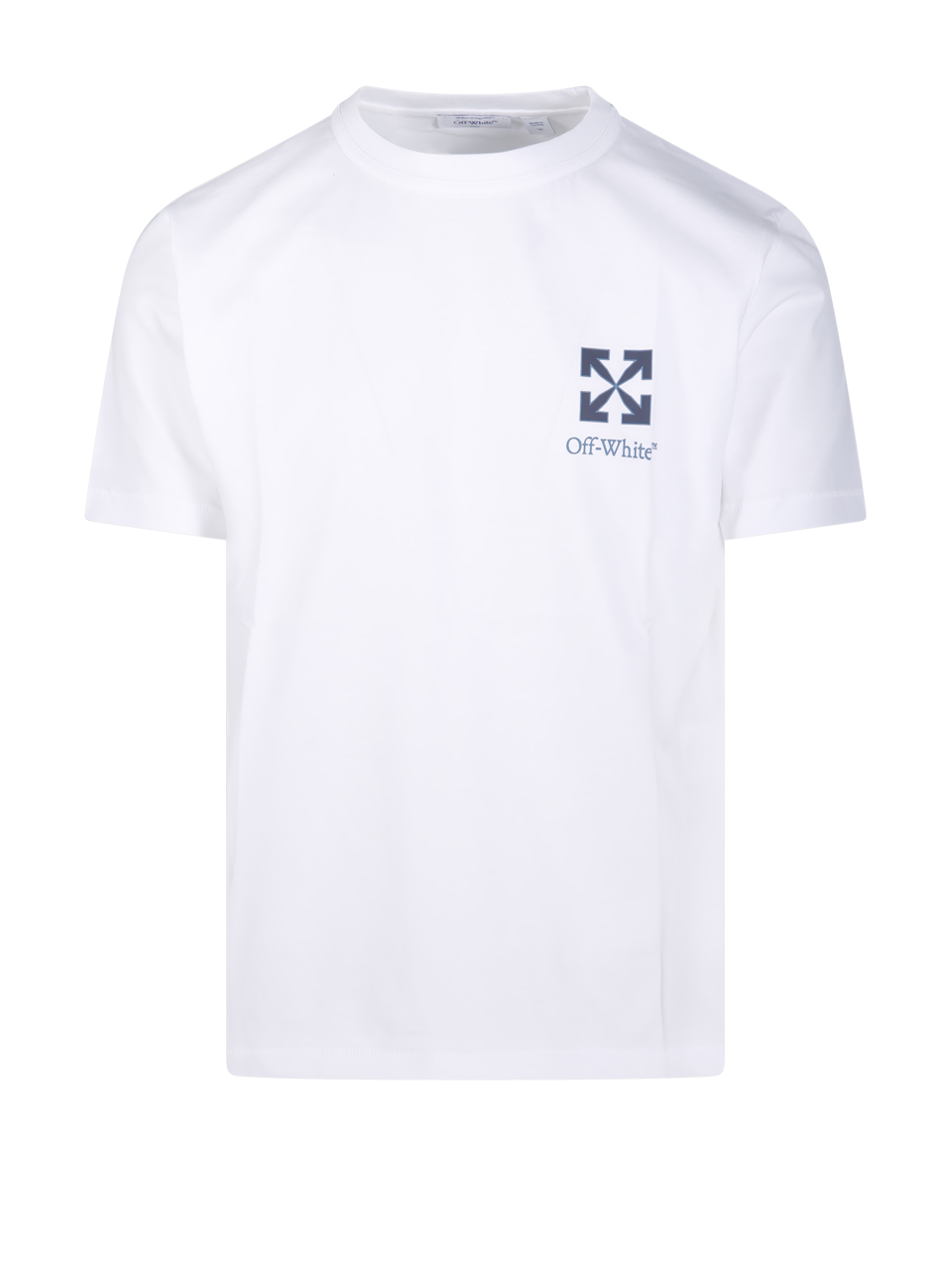 MEN OFF-WHITE WHITE COTTON SMALL ARROW REGULAR S/S TEE