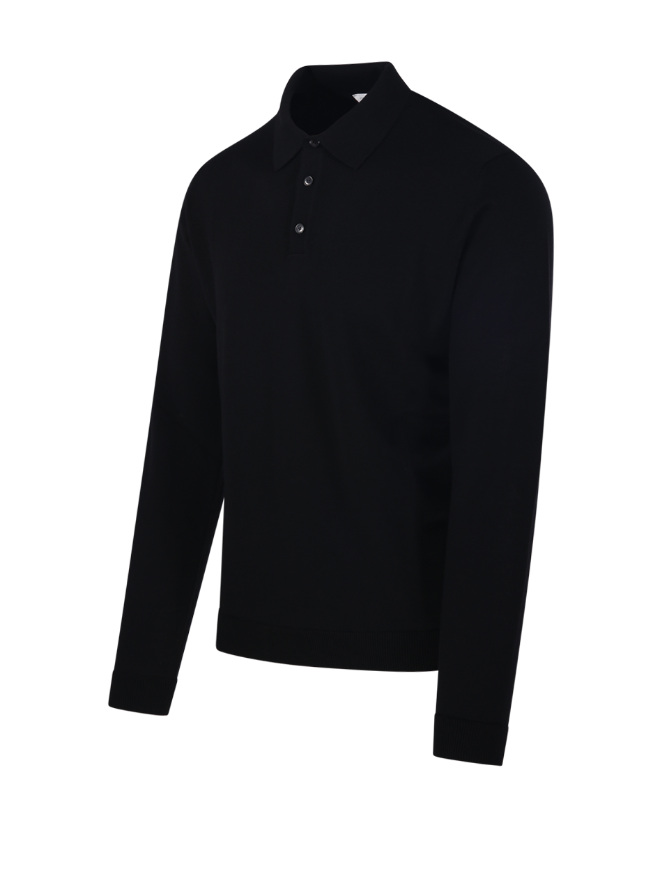 UOMO ROBERTO COLLINA POLO IN LANA MERINO NERA ML
