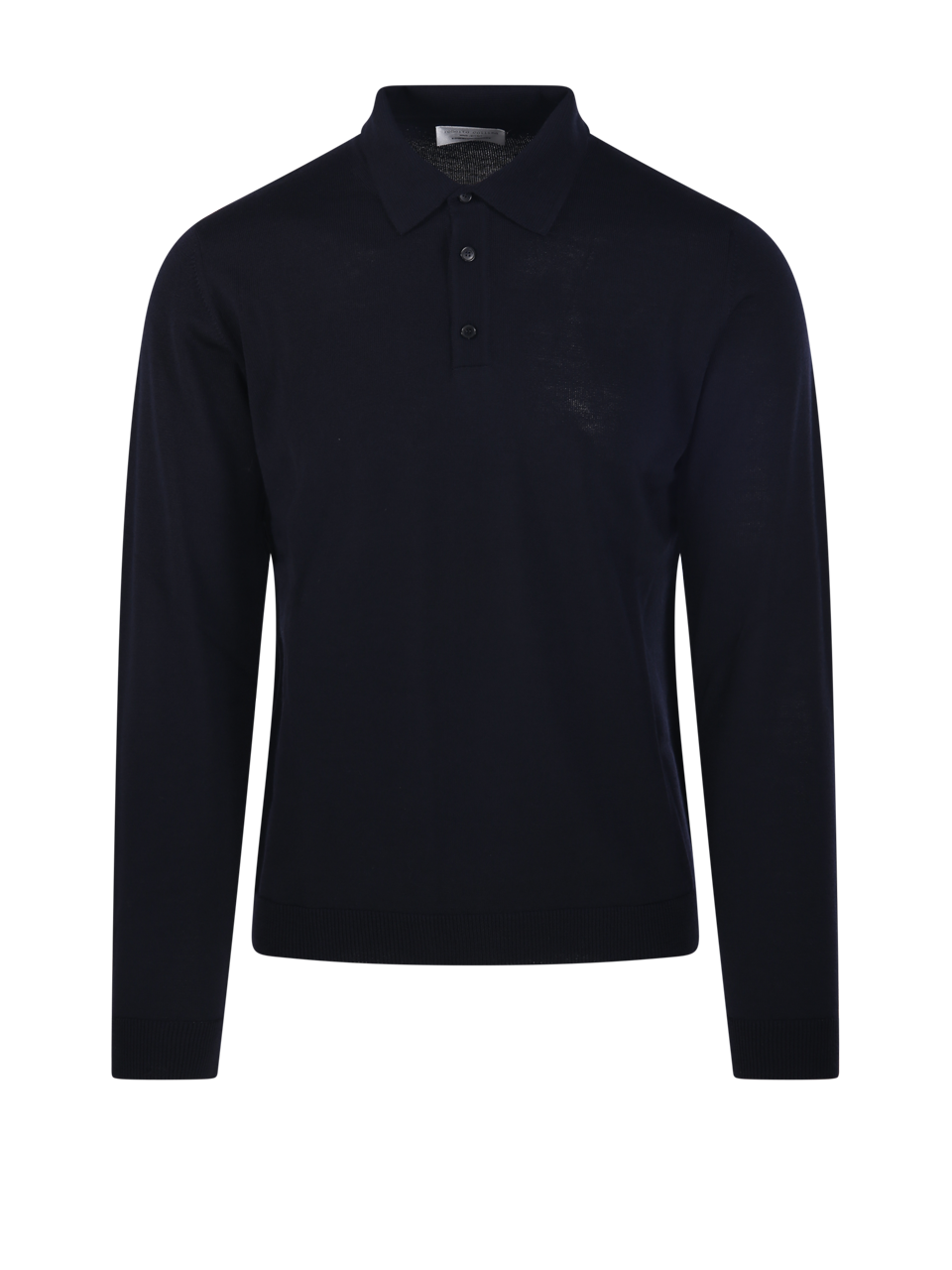 UOMO ROBERTO COLLINA POLO IN LANA MERINO BLU ML