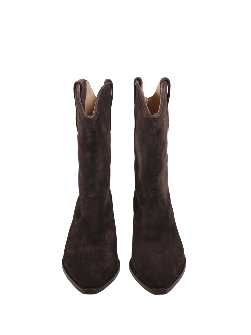 WOMAN ISABEL MARANT DARK BROWN LEATHER DUERTO GZ BOOT
