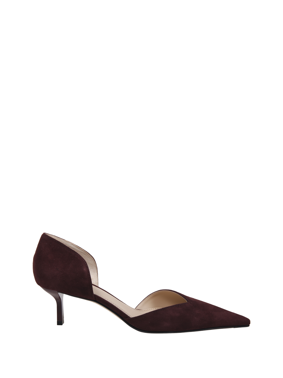 WOMAN VICTORIA BECKHAM RED LEATHER VICTORIA ANGLE D`ORSAY PUMP 