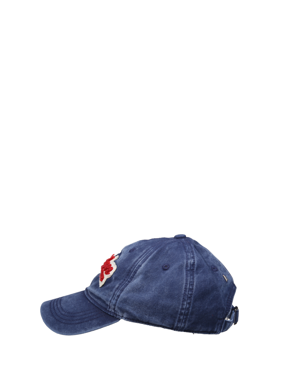 WOMAN GOLDEN GOOSE BLUE COTTON JOURNEY BASEBALL CAP