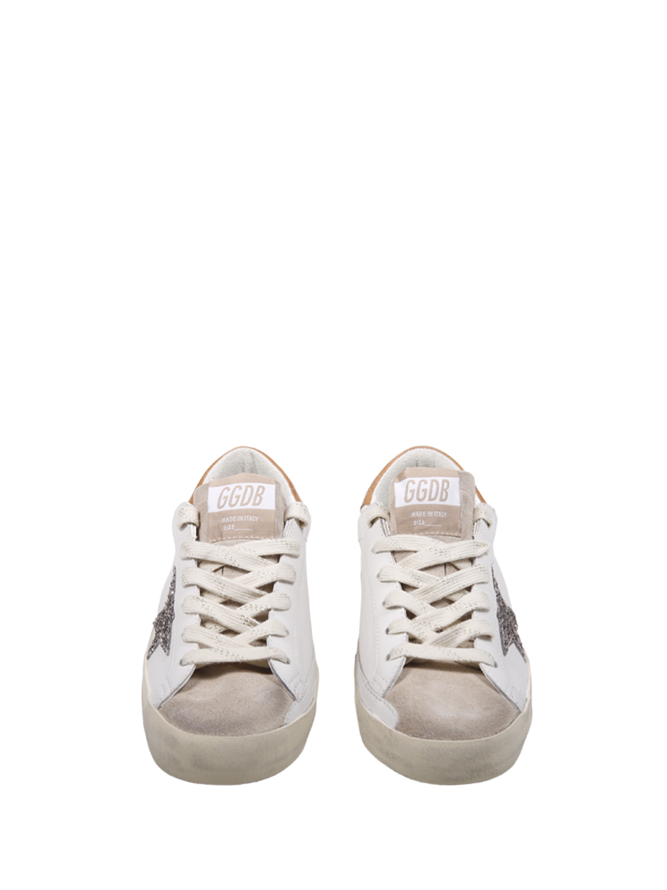 WOMAN GOLDEN GOOSE WHITE LEATHER SUPER STAR SNEAKER 