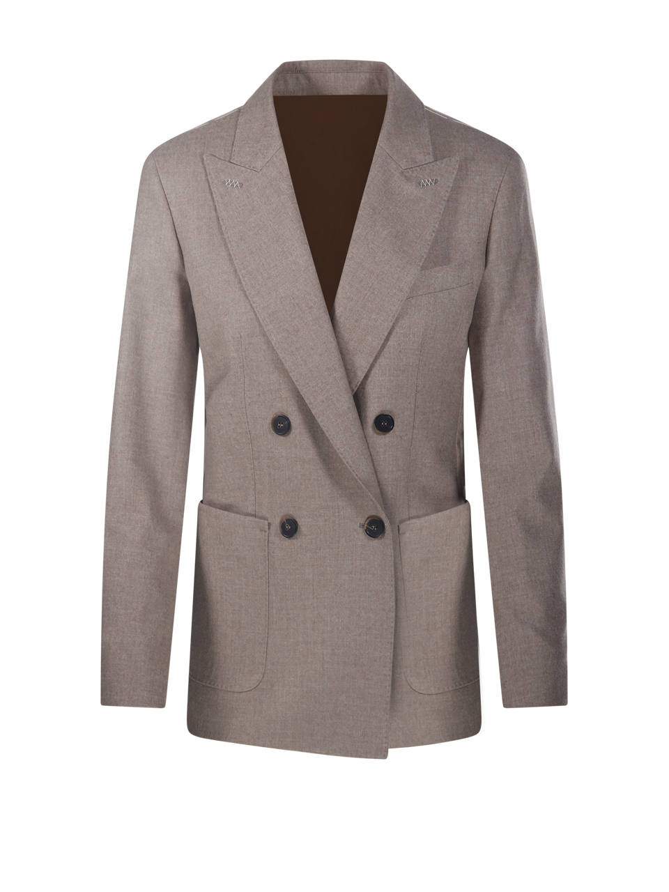 WOMAN MAXMARA NUDE CASHMERE CLORURO DOUBLE BREAST JACKET