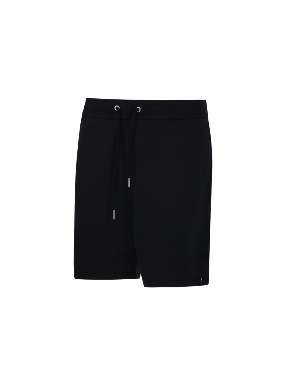 MEN AMI BLACK COTTON SHORTS WITH CONTRASTED AMI DE COEUR