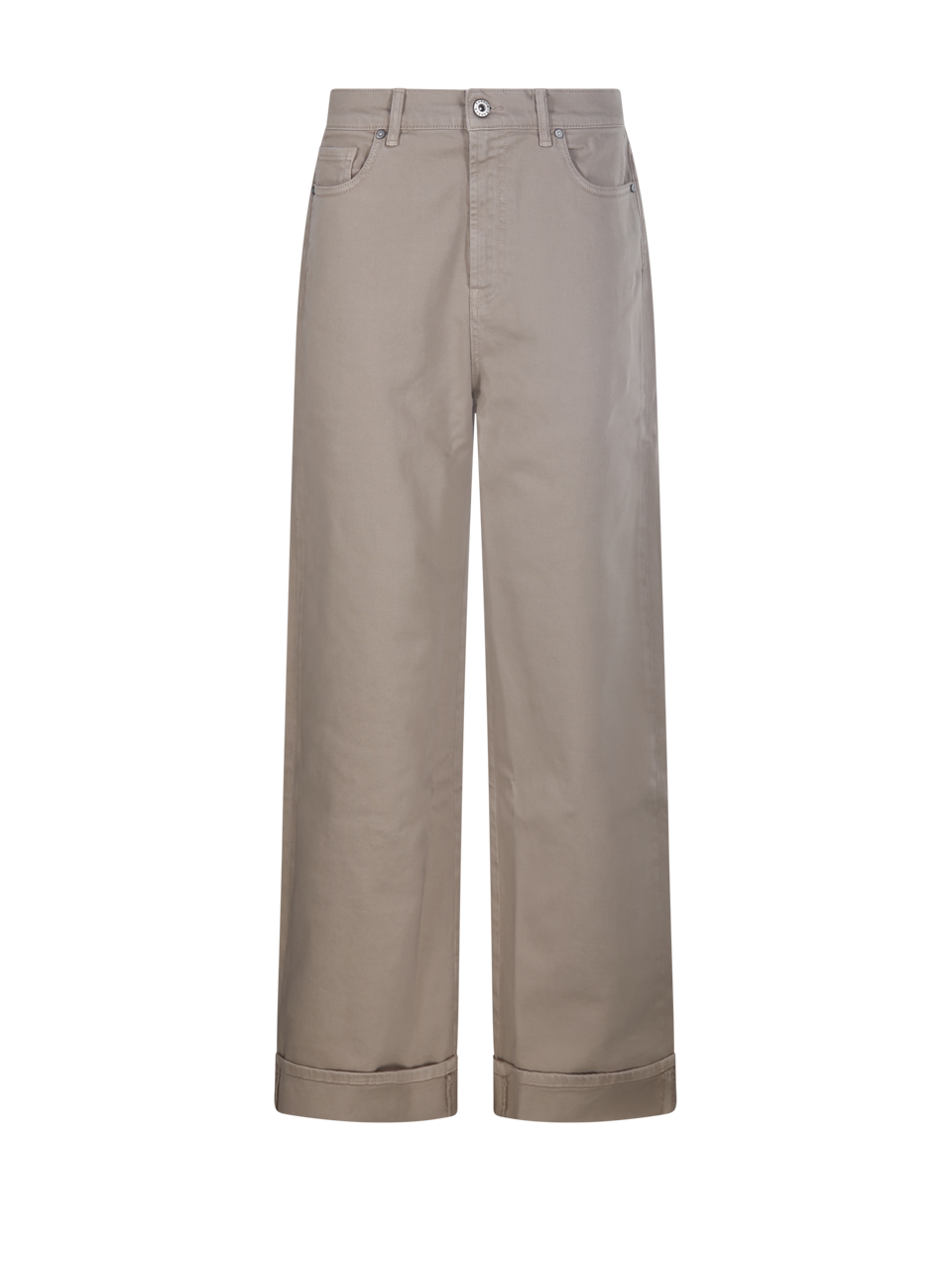 WOMAN PAROSH NUDE COTTON PANT