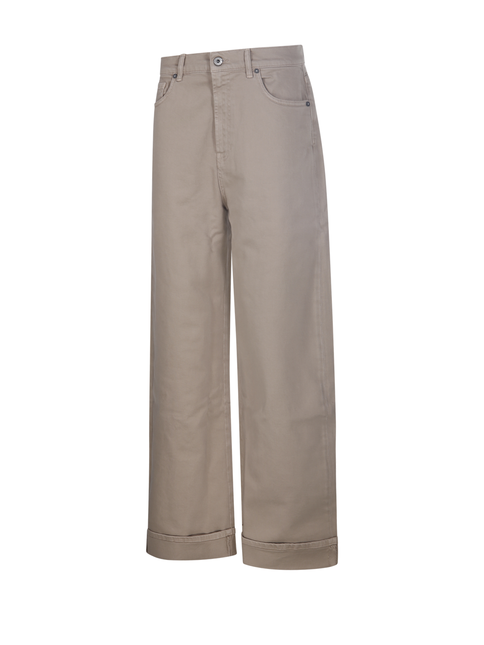 WOMAN PAROSH NUDE COTTON PANT