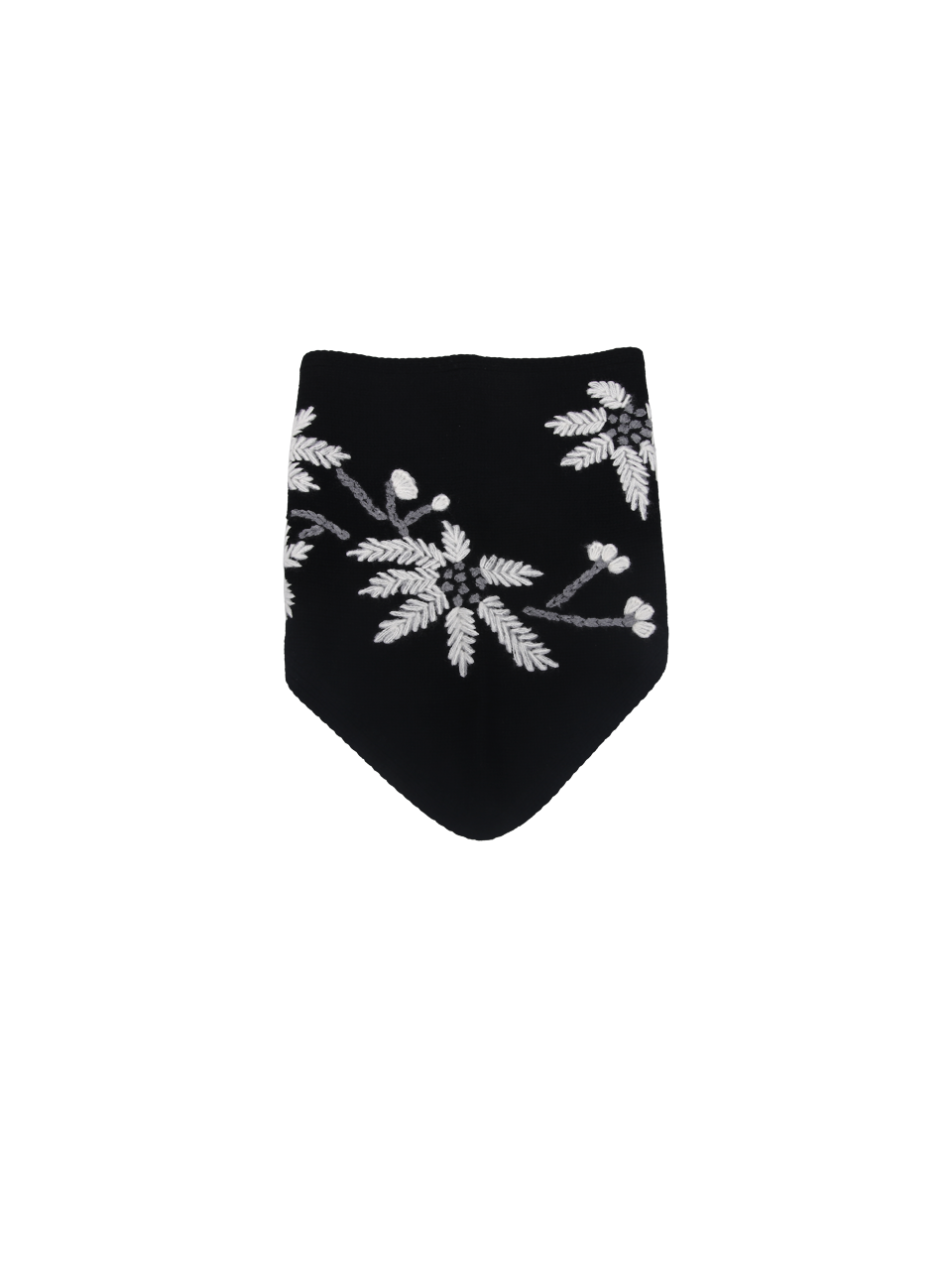 WOMAN PAROSH BLACK VIRGIN WOOL SCARVE
