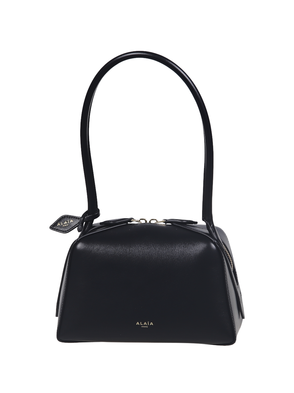 DONNA ALAIA BORSA BOULEDOGUE  PICCOLA IN PELLE NERA 