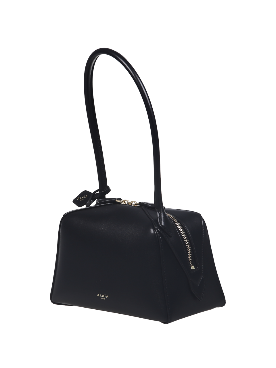 DONNA ALAIA BORSA BOULEDOGUE  PICCOLA IN PELLE NERA 