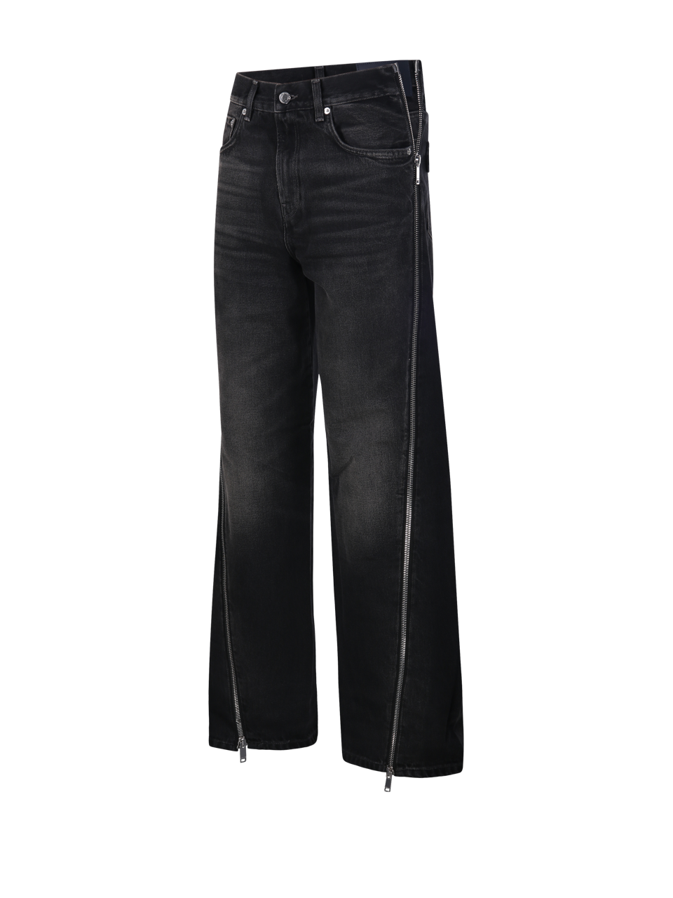 WOMAN HAIKURE BLACK COTTON BONNIE ZIP JEANS
