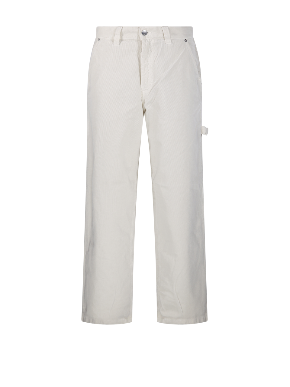WOMAN HAIKURE WHITE COTTON SIBILLA VELVET PIER JEANS