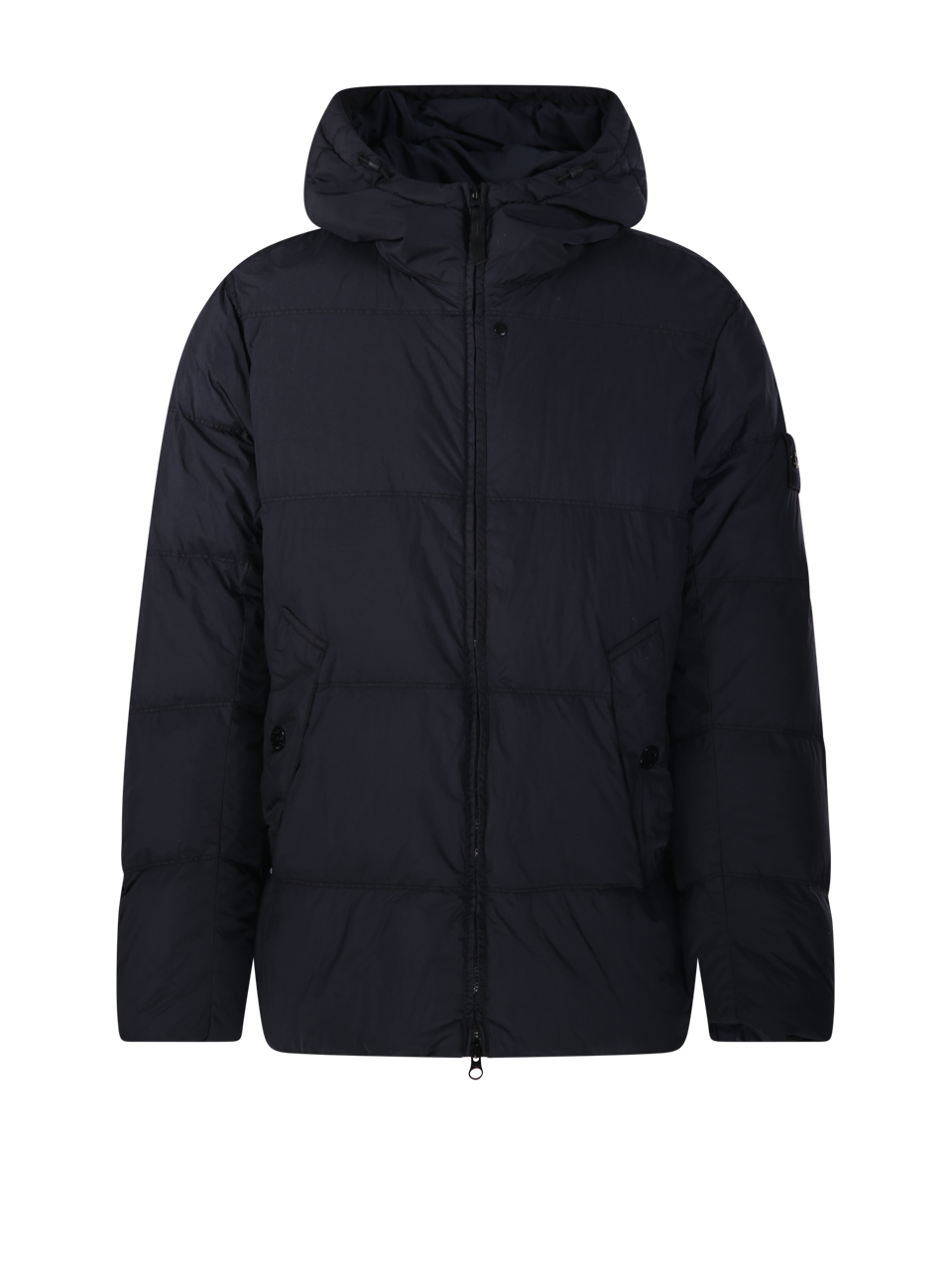 MEN STONE ISLAND BLUE POLYAMIDE DOWN JACKET