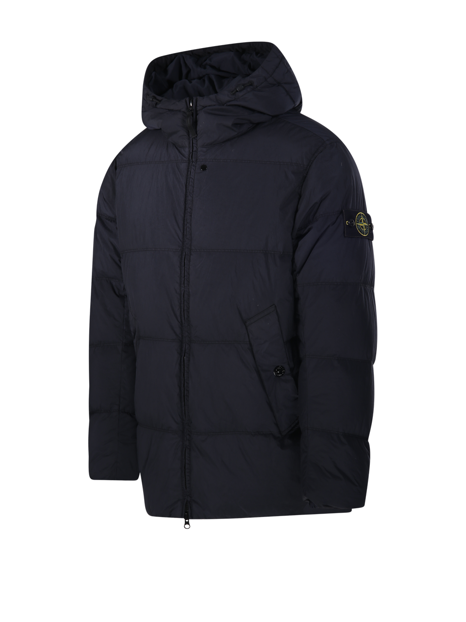 MEN STONE ISLAND BLUE POLYAMIDE DOWN JACKET