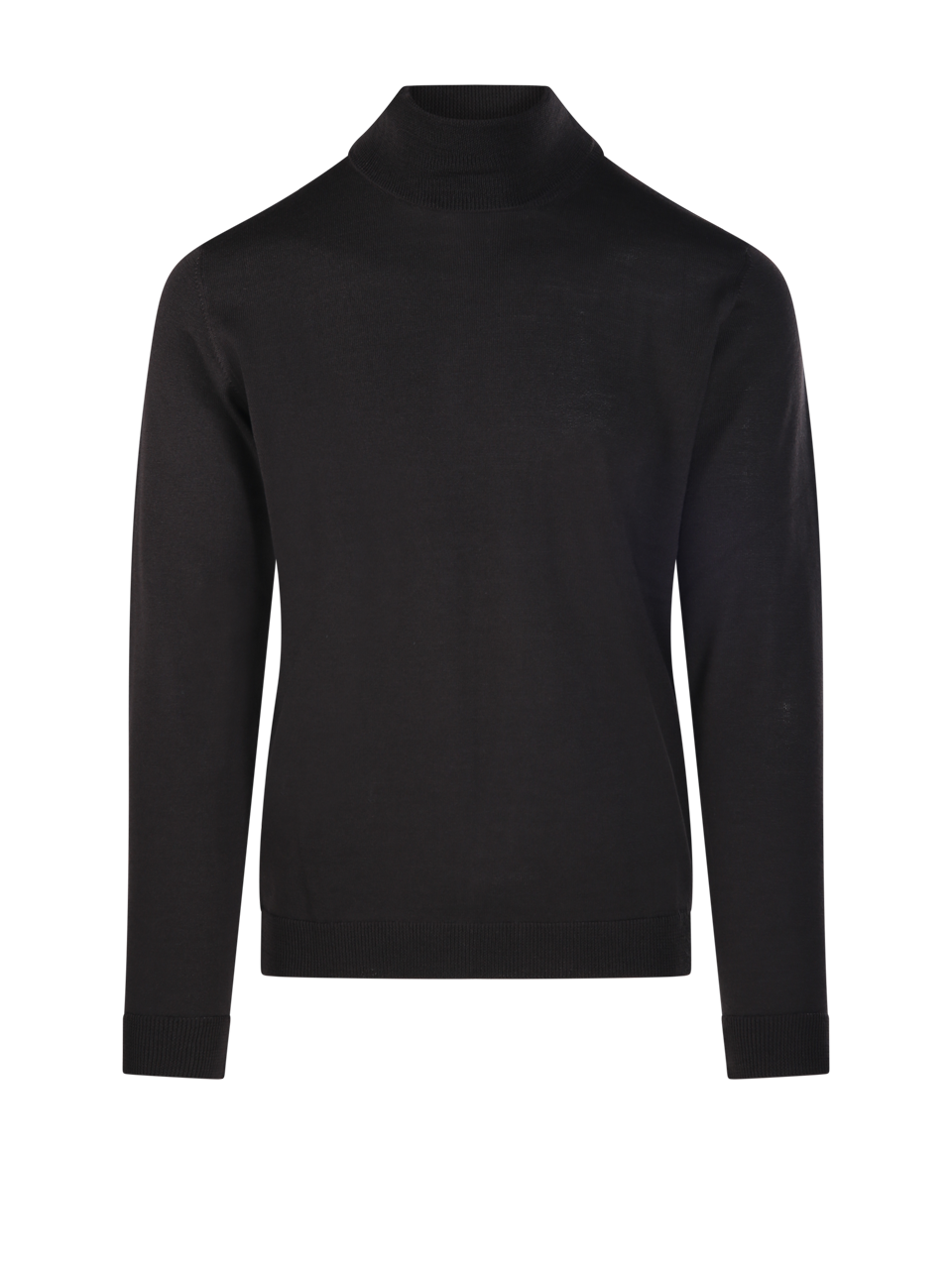 UOMO ROBERTO COLLINA MAGLIONE IN LANA MERINO MARRONE