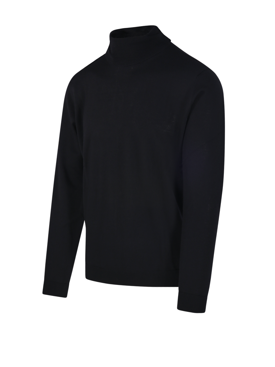 MEN ROBERTO COLLINA NERO MERINO WOOL SWEATER