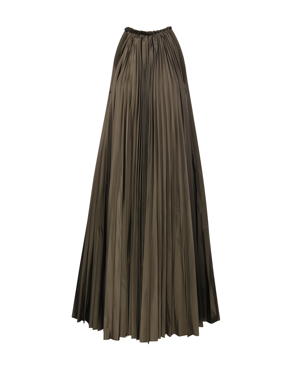 WOMAN MAXMARA PIANOFORTE GREEN POLYESTER ECOSTONE DRESS