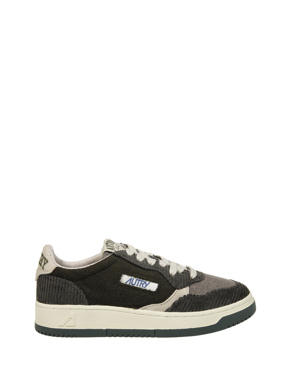 WOMAN AUTRY GREEN LEATHER MEDALIST LOW SNEAKERS 
