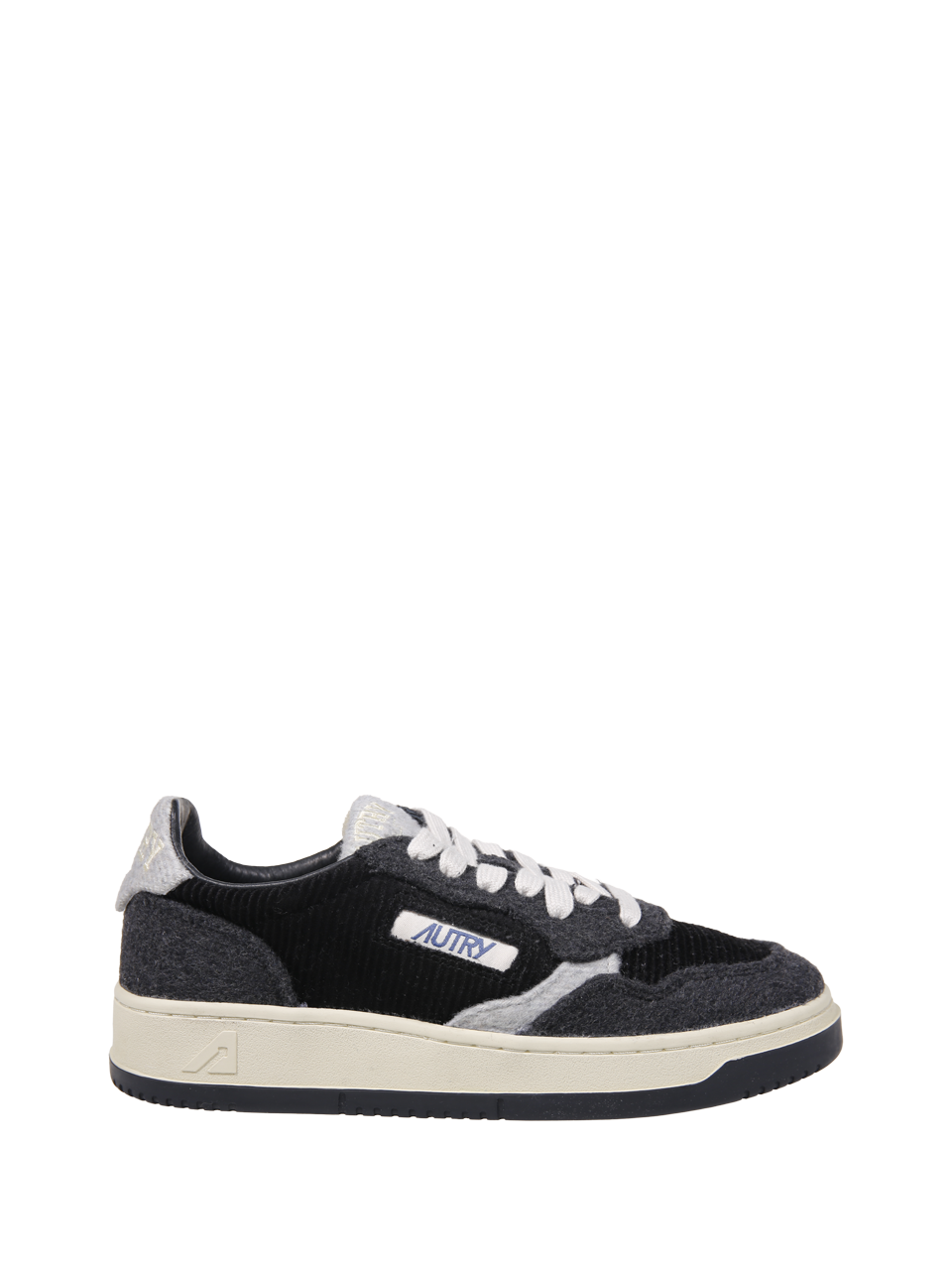 WOMAN AUTRY BLACK LEATHER MEDALIST LOW SNEAKERS 