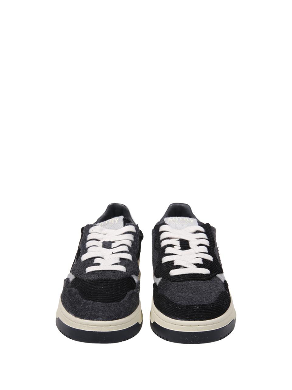 WOMAN AUTRY BLACK LEATHER MEDALIST LOW SNEAKERS 