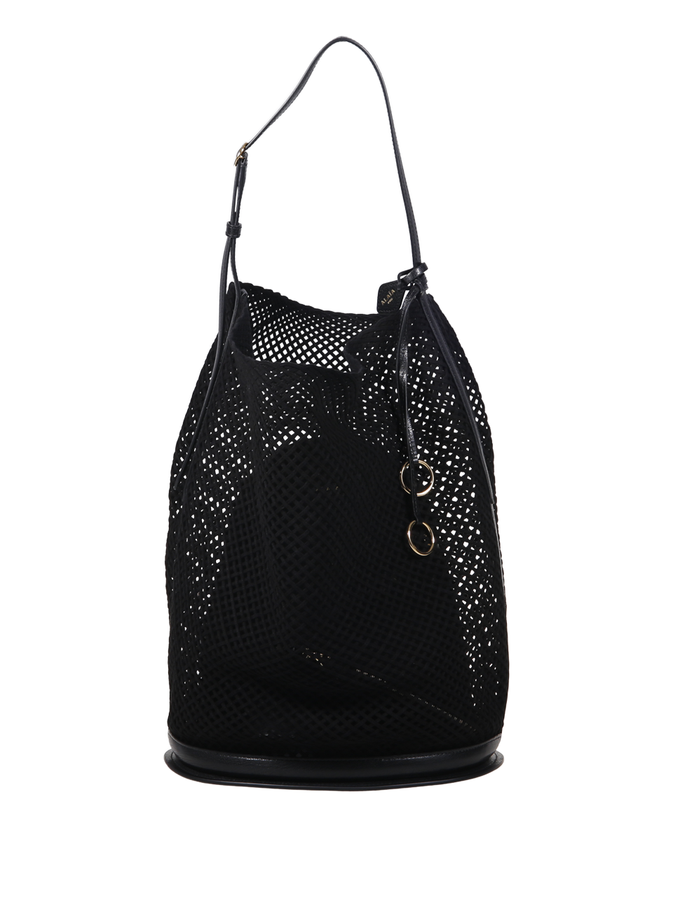 DONNA ALAIA BORSA A SECCHIELLO GRANDE LE HIP IN PELLE NERA