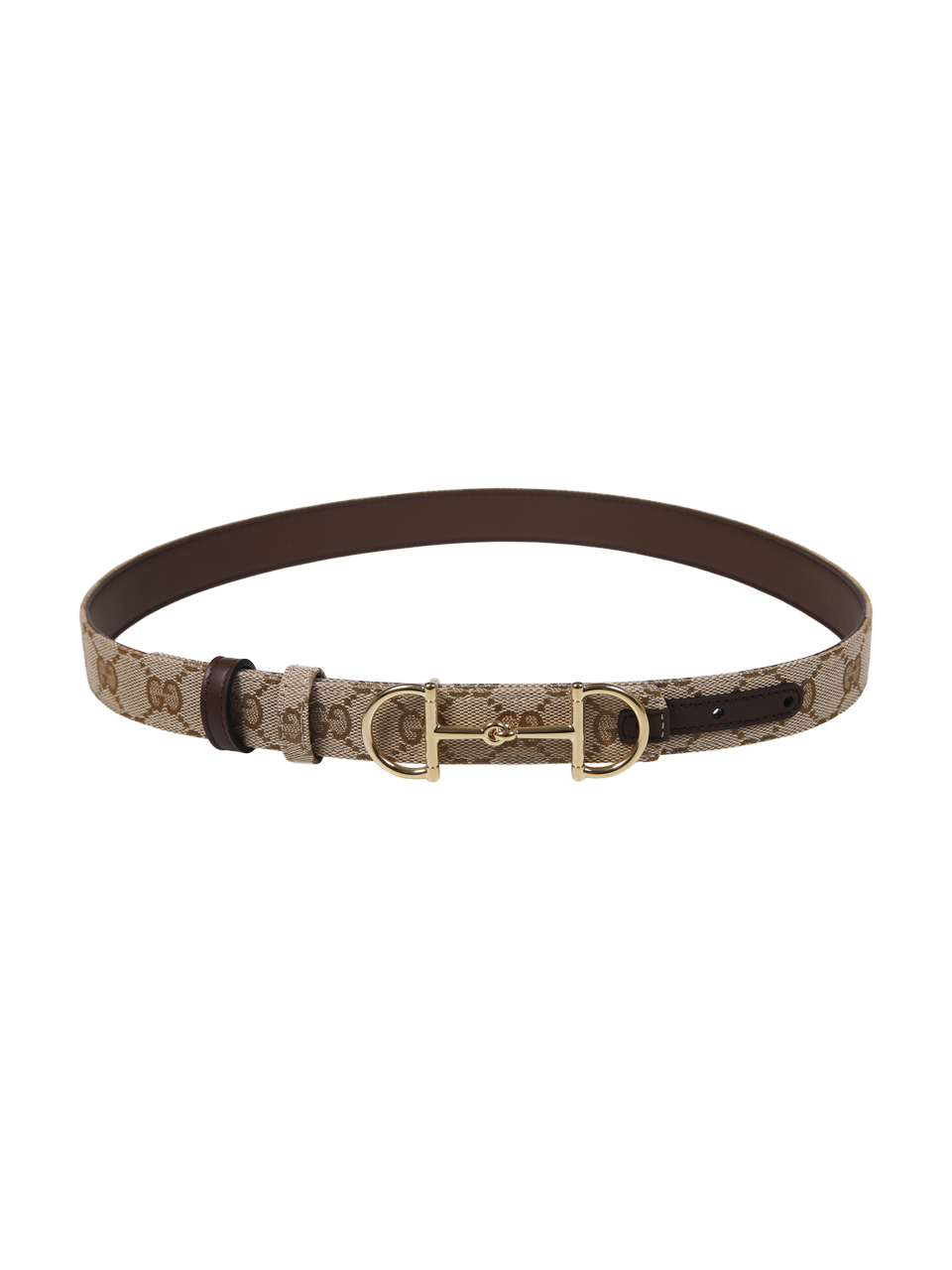 WOMAN GUCCI BEIGE LEATHER BELT 