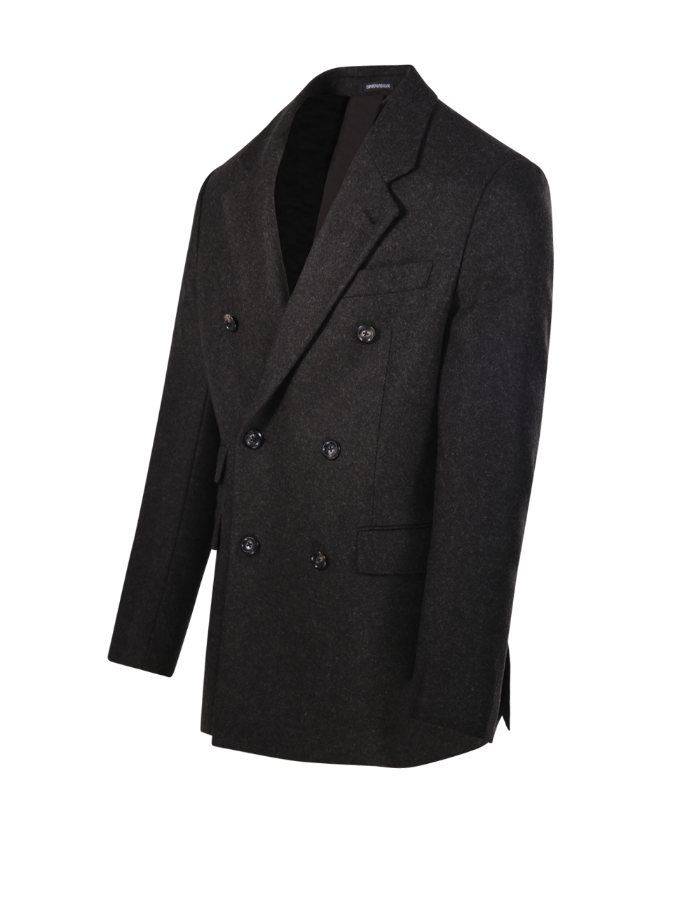 MEN EMPORIO ARMANI BLACK WOOL BLAZER