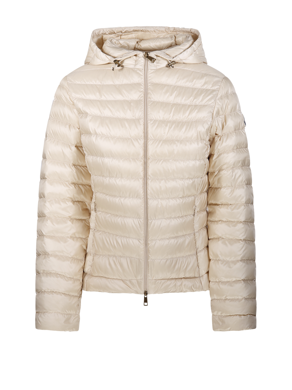 WOMAN MONCLER NUDE POLYAMIDE IGELHOOD DOWN JACKET