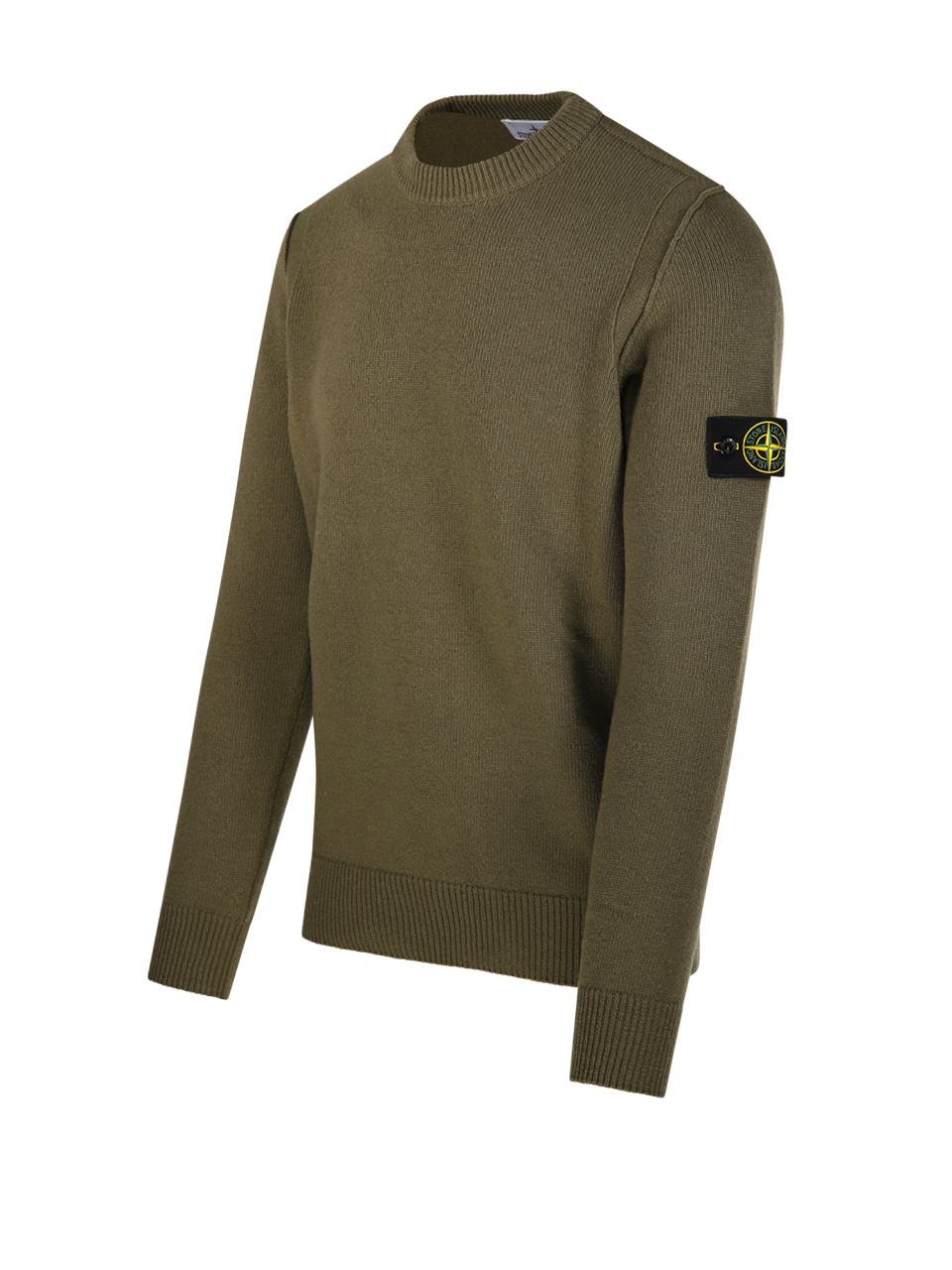 MEN STONE ISLAND GREEN WOOL SWEATER