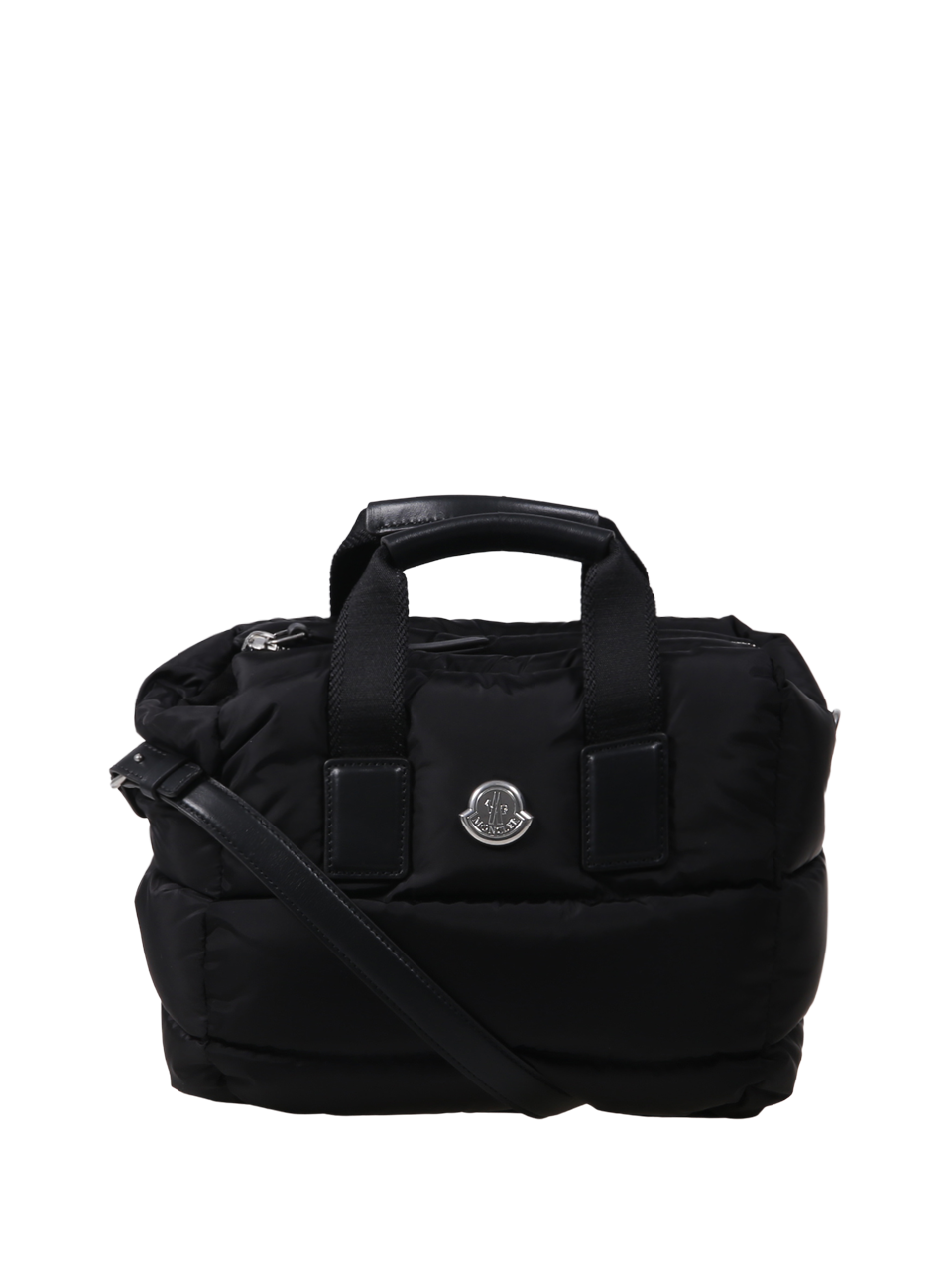 WOMAN MONCLER BLACK POLYAMIDE MINI CARADOC TOTE BAG