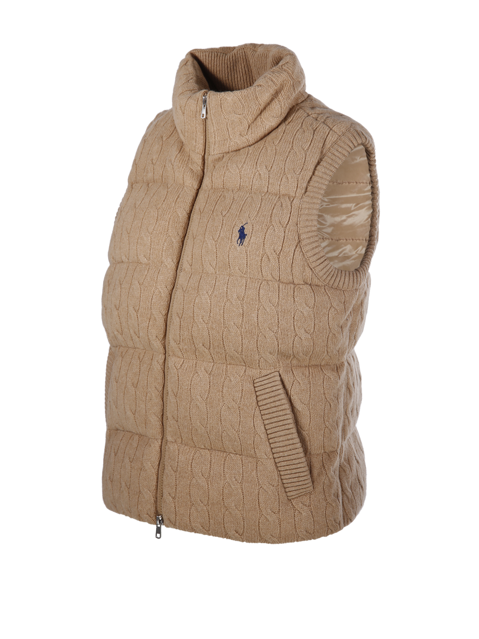 WOMAN RALPH LAUREN BEIGE WOOL VEST