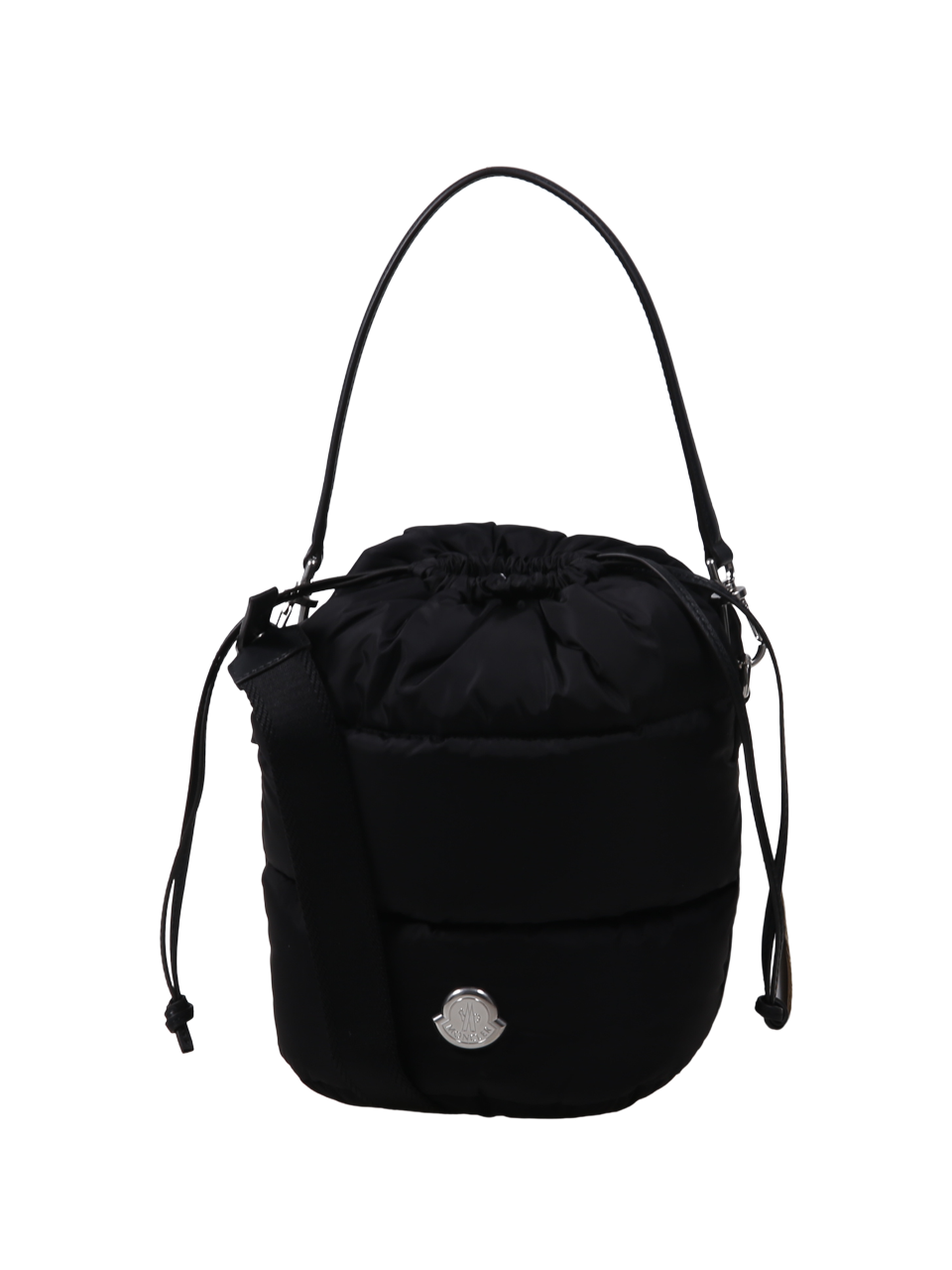 WOMAN MONCLER BLACK POLYAMIDE CARADOC BUCKET BAG