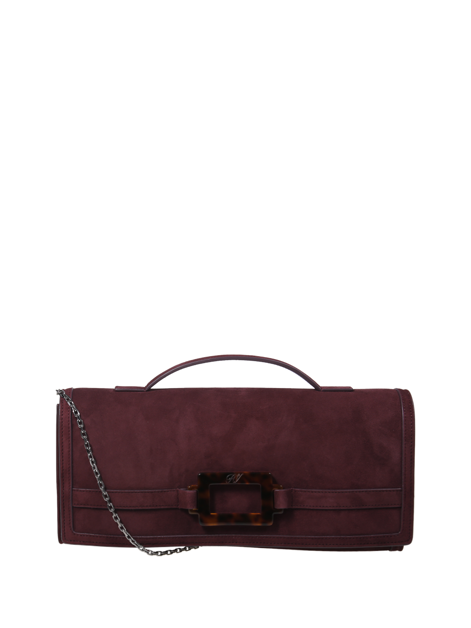 BELLE VIVIER TURTLE BUCKLE CLUTCH
