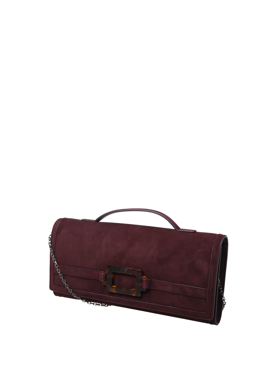 BELLE VIVIER TURTLE BUCKLE CLUTCH