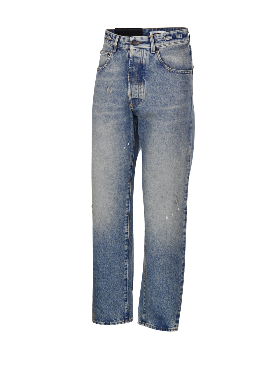 MEN DARKPARK BLUE COTTON MARK RELAX FIT DENIM JEANS