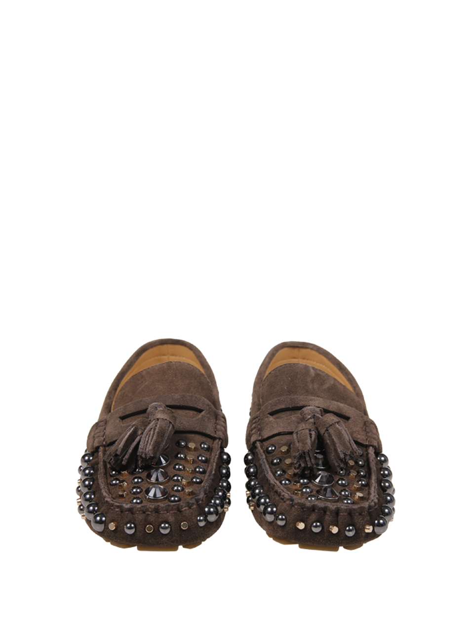 WOMAN STRATEGIA BROWN LEATHER LOAFER