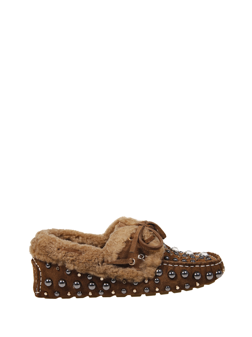 WOMAN STRATEGIA BROWN LEATHER LOAFER