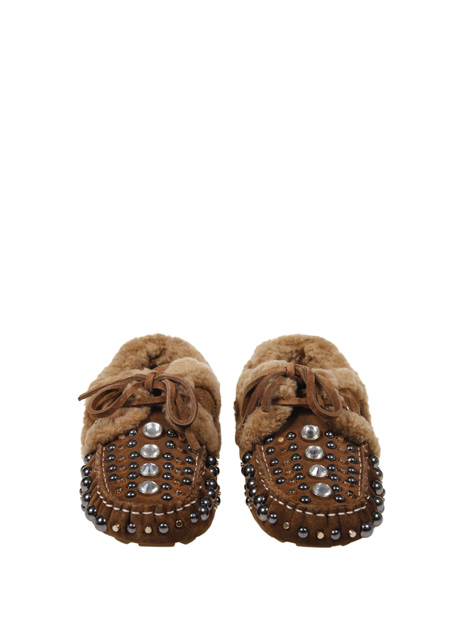 WOMAN STRATEGIA BROWN LEATHER LOAFER