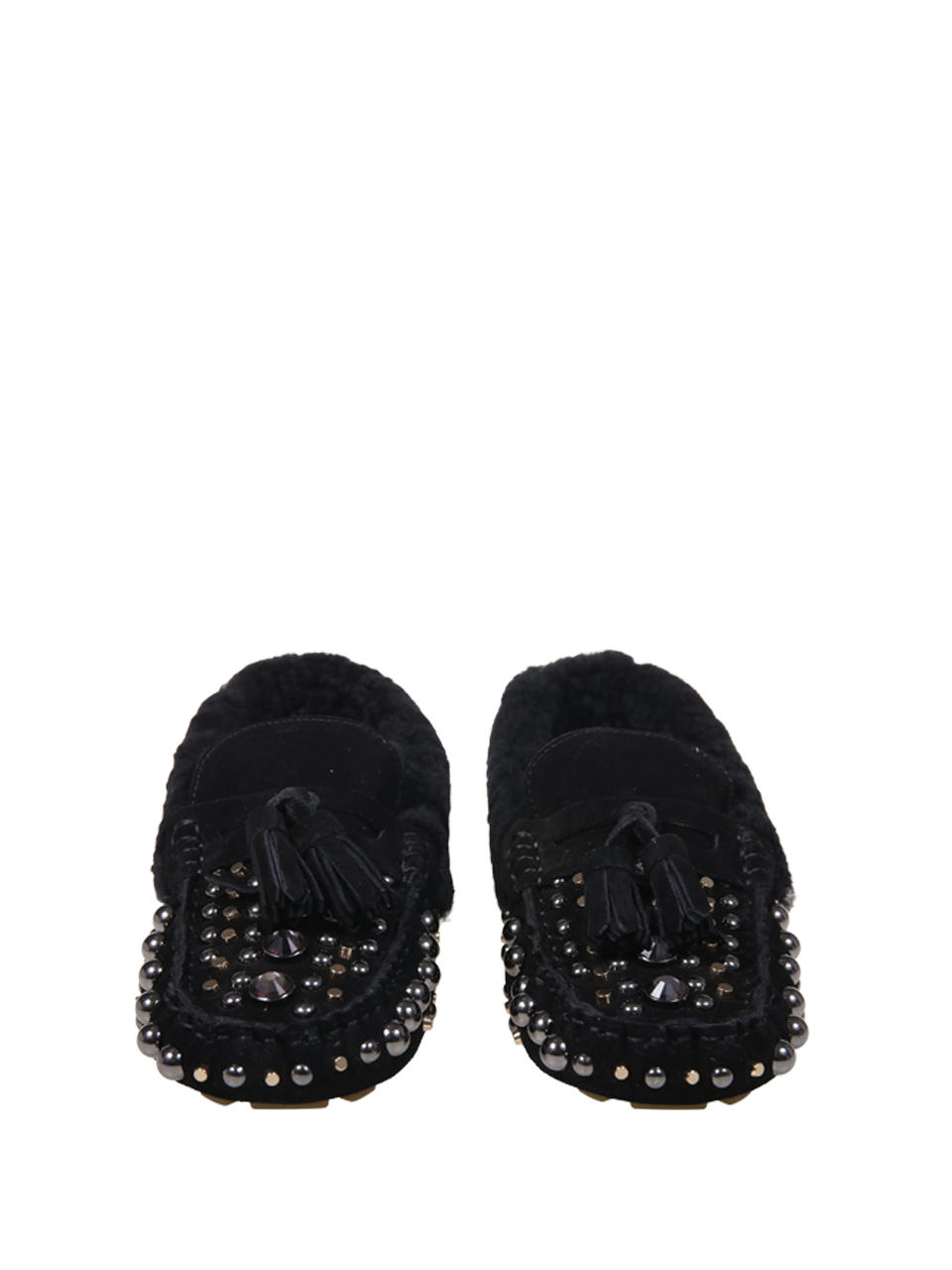 WOMAN STRATEGIA BLACK LEATHER LOAFER