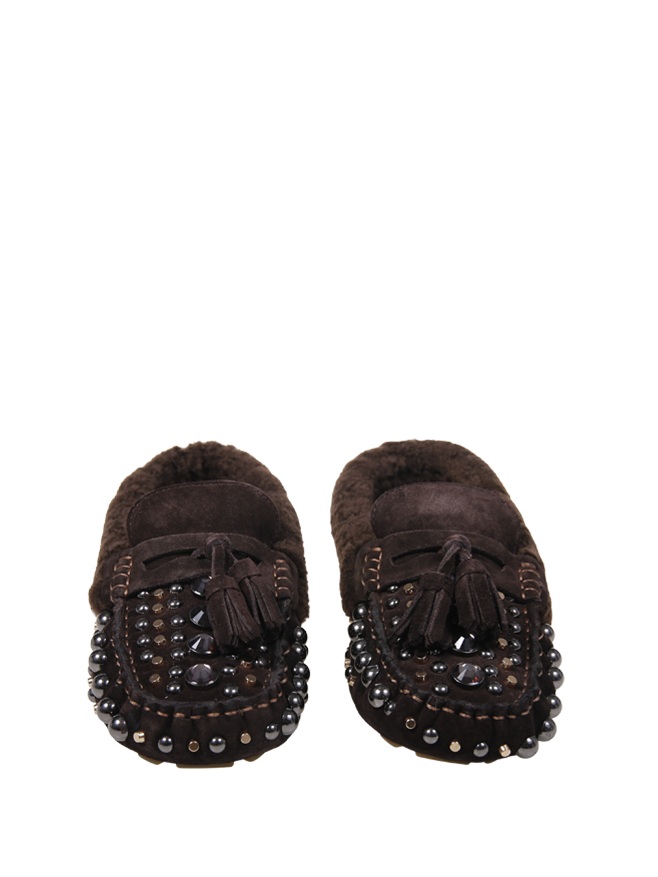 WOMAN STRATEGIA BROWN LEATHER LOAFER
