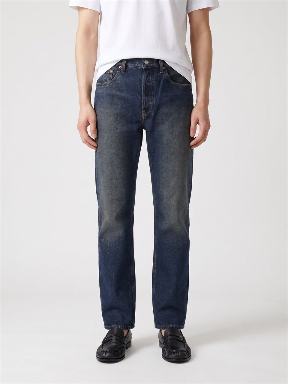 UOMO GOLDEN GOOSE PANTALONI DA UOMO IN COTONE BLU