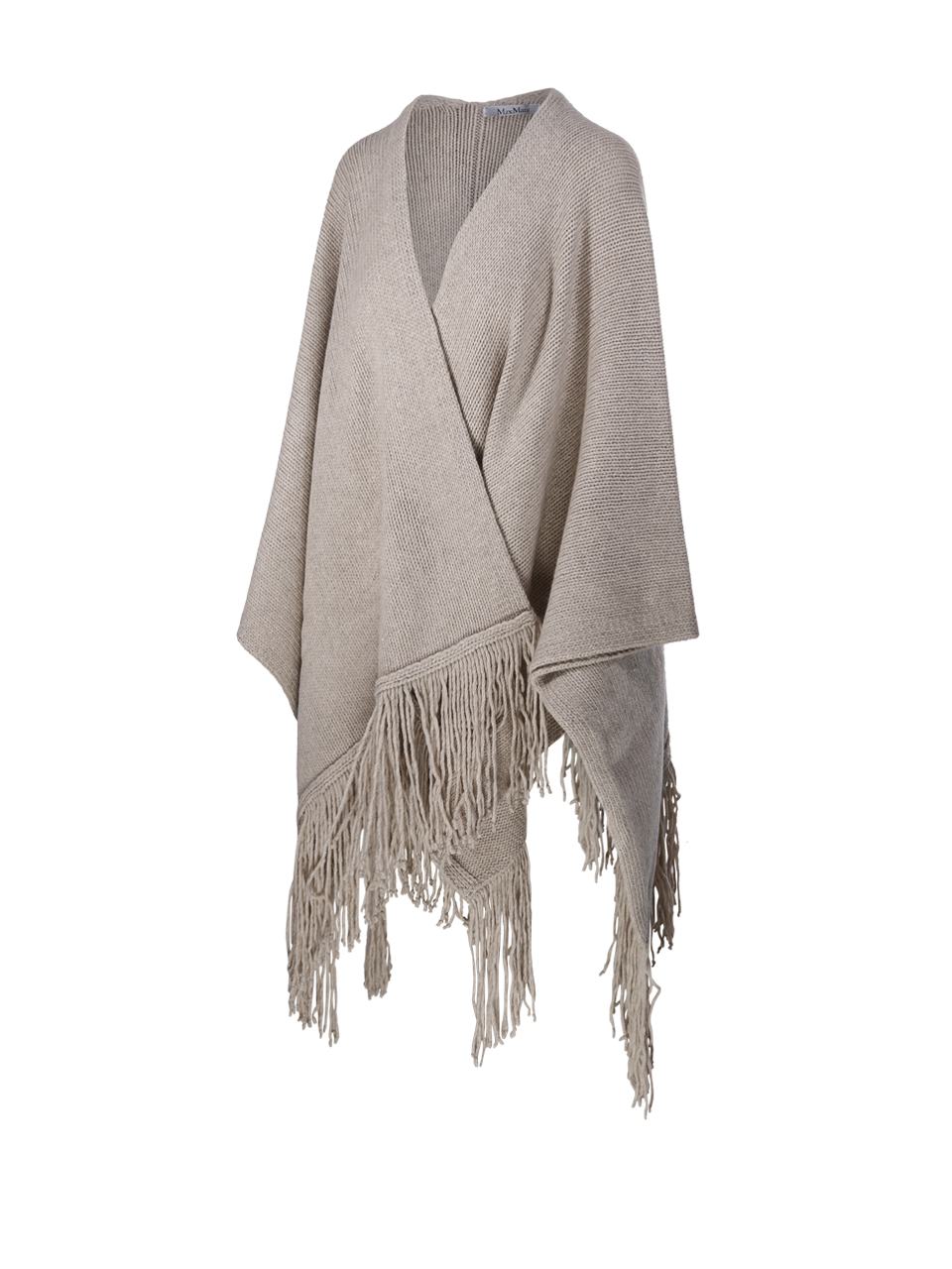 WOMAN MAXMARA NUDE WOOL BACINI CAPE