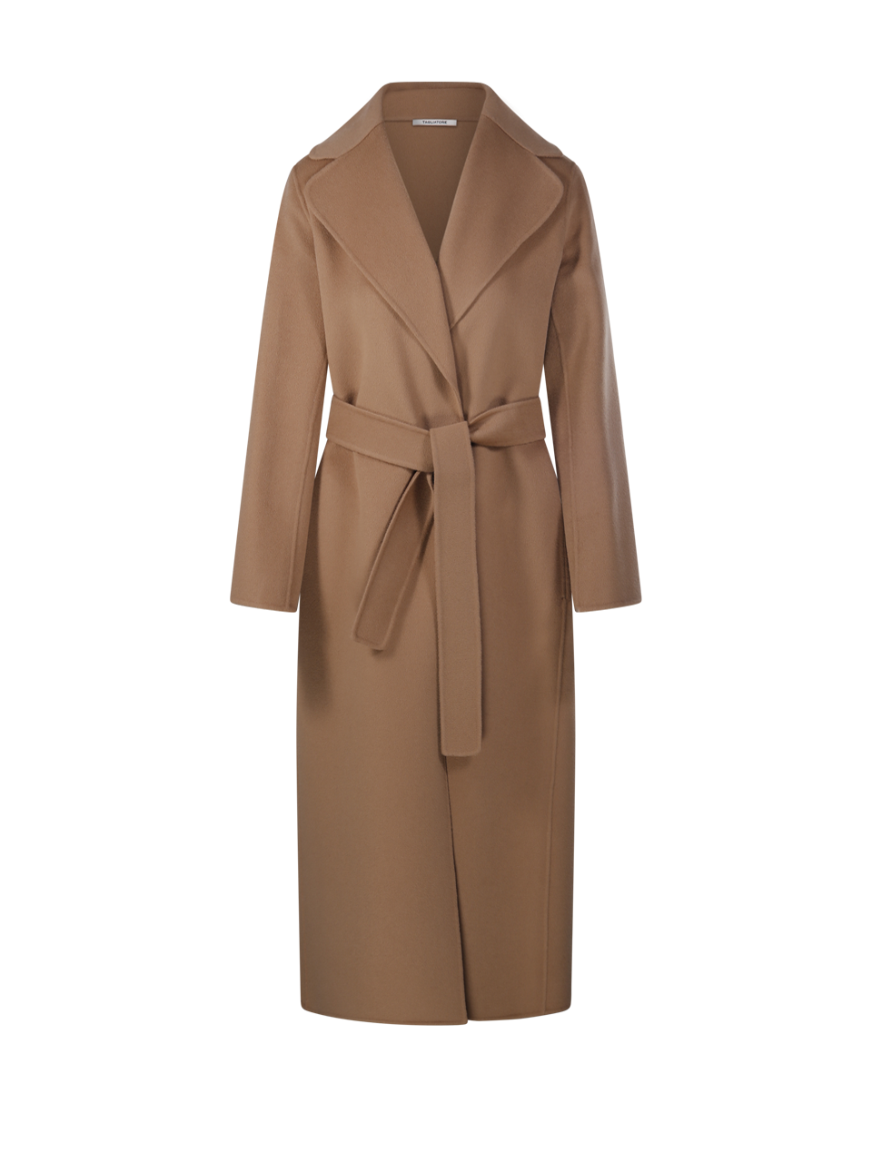 WOMAN MAXMARA S BROWN VIRGIN WOOL POLDO COAT
