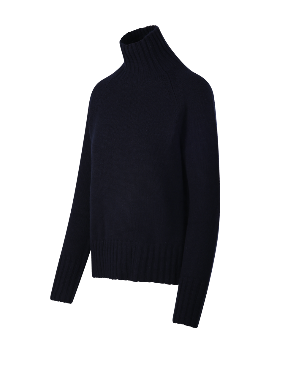 WOMAN MAXMARA S BLUE WOOL MANTOVA TURTLE NECK SWATER