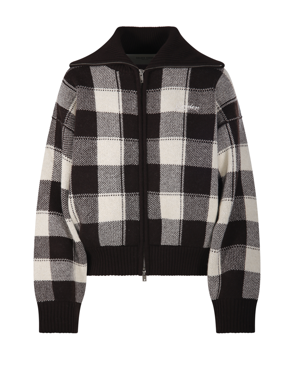 WOMAN GOLDEN GOOSE BROWN WOOL RACHELLE SWEATER 