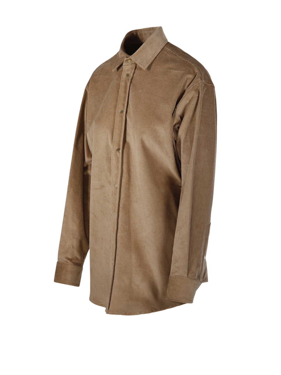 DONNA DARKPARK CAMICIA ANNE CORDUROY IN COTONE BEIGE 