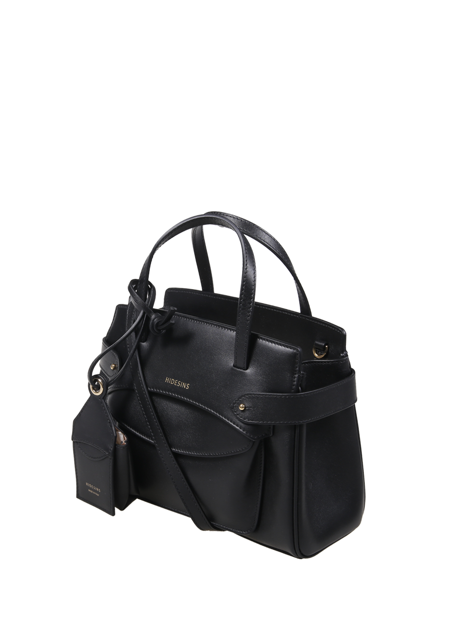 WOMAN HIDESINS BLACK CALF LEATHER LULLABY S BAG